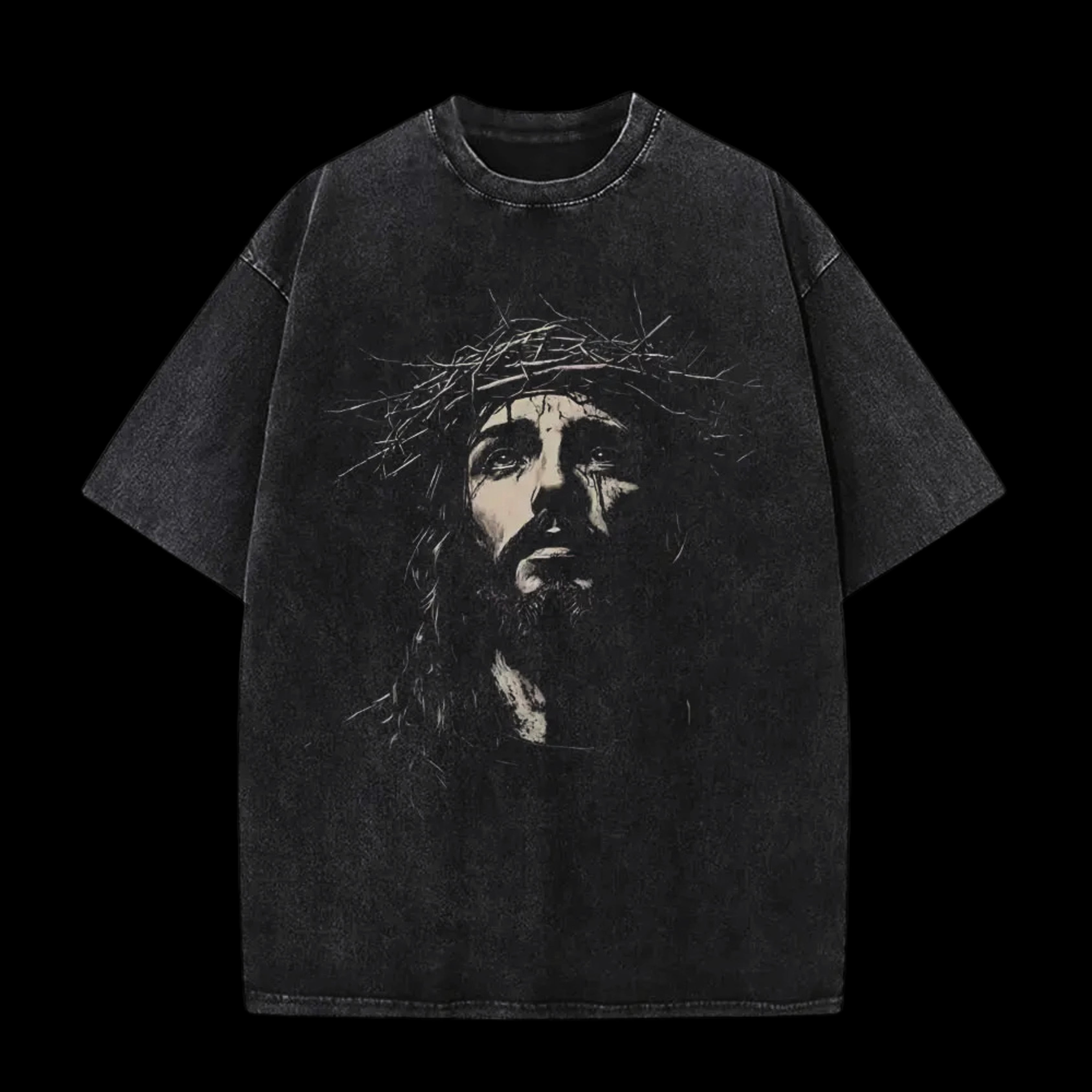 Crucified Mercy Box Tee- Premium Comfort