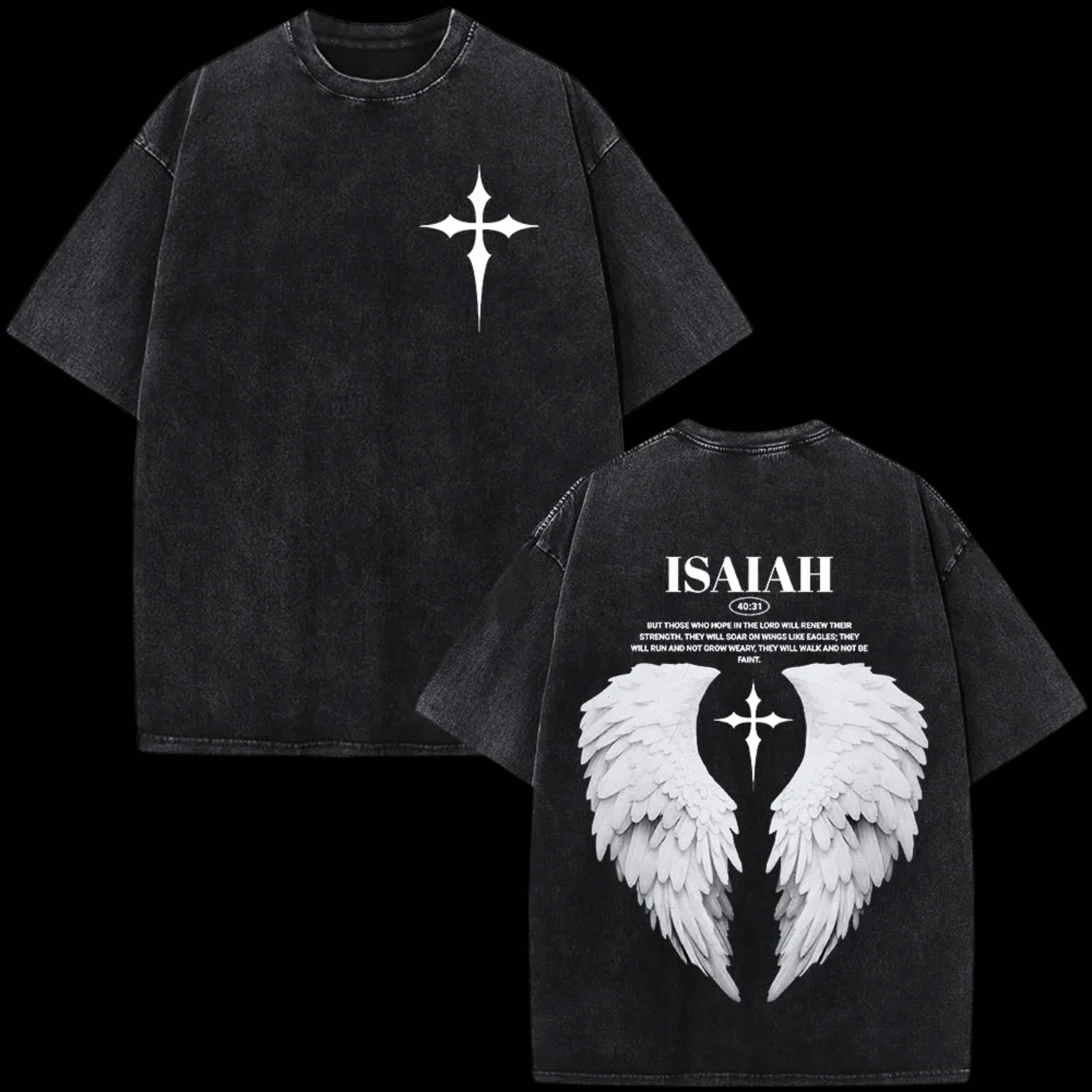 Crucified Mercy Box Tee- Premium Comfort