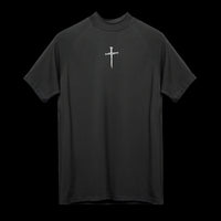 High Collar Compression Tee- Short Sleeve