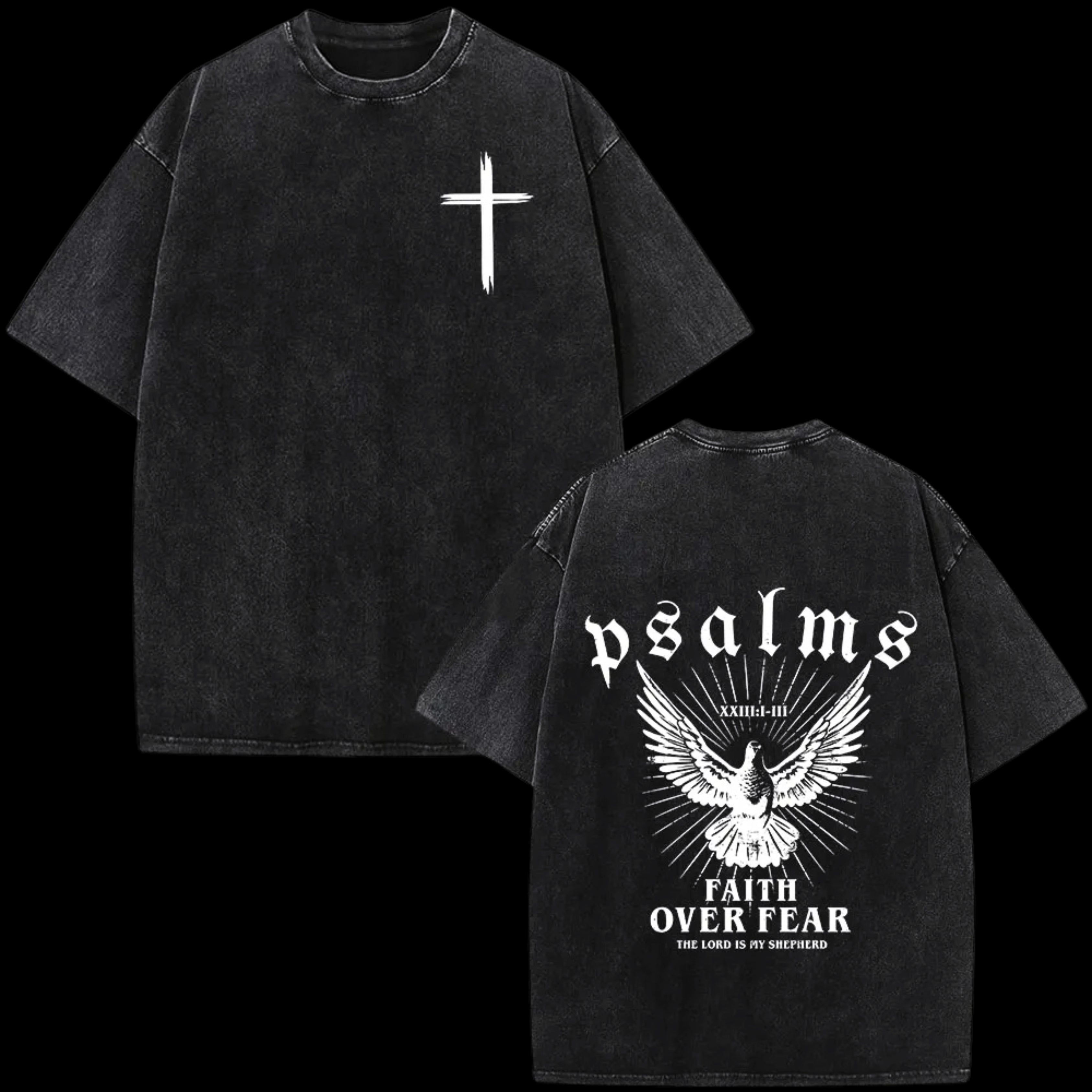 Crucified Mercy Box Tee- Premium Comfort