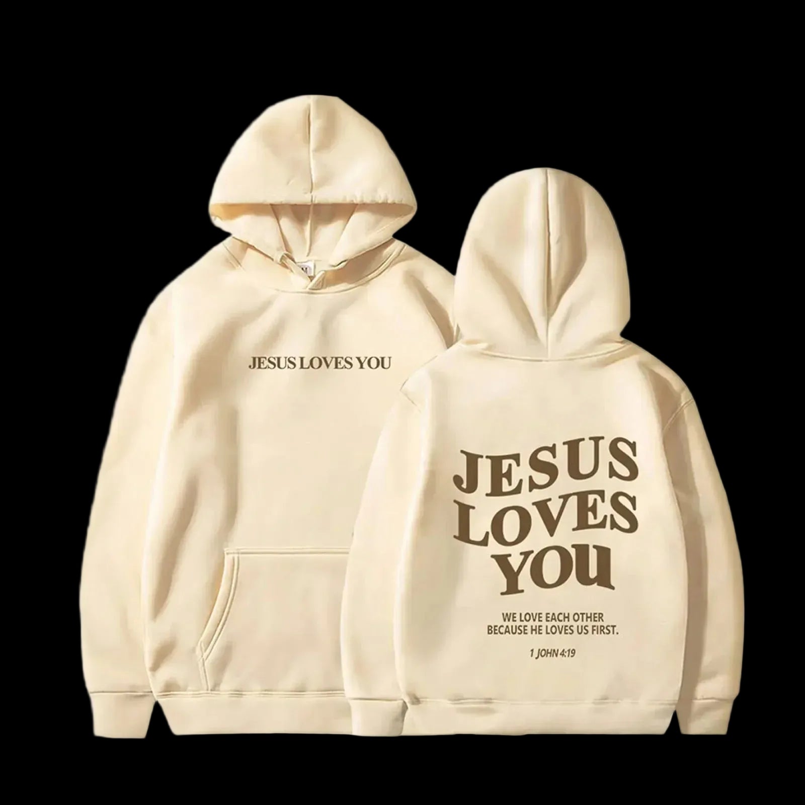 Jesus Loves You- Oversized Hoodie
