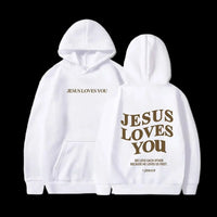 Jesus Loves You- Oversized Hoodie